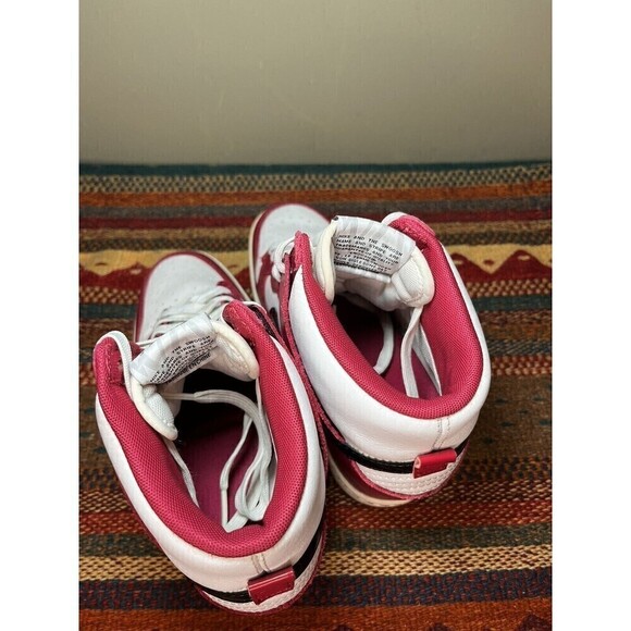 Nike Dunk Sky Hi Bright Magenta Sneakers 528899-502 Black White Wedge 7.5 - Picture 7 of 12